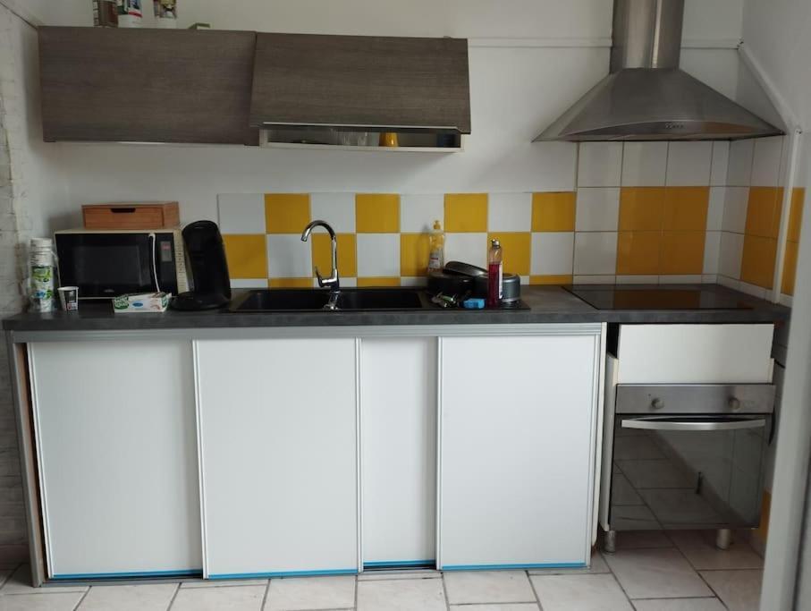 Appartement Agreable Maison Avec Parking Gratuit à Amiens Extérieur photo